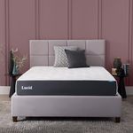 LUCID 10 Inch 2020 Gel Memory Foam Mattress - Medium Plush Feel - Hypoallergenic Bamboo Charcoal - Twin XL