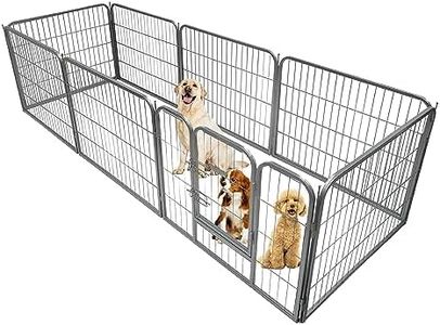 Ellie-Bo Heavy Duty 8-piece 120cm High Modular Dog Pen
