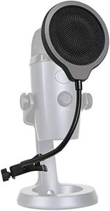 Yeti Nano Mic Pop Filter - 4 Inch 3 Layers Windscreen with Flexible 360° Gooseneck Clip for Blue Yeti Nano Microphone to Improve Sound Quality by YOUSHARES