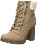 XOXO Women's Jeanna Hiking Boot, Natural, 5 UK