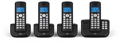 BT 3560 Digital Cordless Home Phone with Nuisance Call Blocking & Answer Machine, Quad Handset Pack