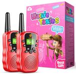 EUCOCO Woki Toki for Children, Girls Toy 3 4 5 6 7 8 9 10 11 12 Years Walkie Talkie 10 km Girls Gifts 3-12 Years Outdoor Games Children from 3-12 Years Girls 3-12 Years Gift Ideas