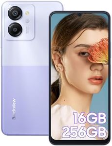 Blackview Color 8 Teléfono Móvil Libres 2024, 16GB + 256GB(TF 1TB) 6.75'' Pantalla HD+ 90Hz Smartphone Android 13, 6000mAh 18W Cámara de 50MP Moviles con 3 Card Slot, Octa-Core/Huella Digital/GPS