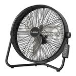 Lasko H20685 High Velocity Floor Fan with QuickMount Wall-Mount and Remote Control, 20", Black