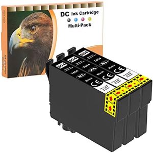 D&C 3 x Black Printer Cartridges Compatible with Epson 604XL 604 XL for Epson Expression Home XP-2205 XP-2200 XP-3200 XP-3205 XP-4200 XP-4205 Workforce WF-2910 WF-2930 WF-2935 WF-2950