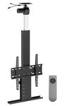 my wall Motorised TV-Lift HP64L for Installation in the Ceiling, TV Ceiling Mount, Adjustable Height Range, 32-55 Inches, Maximum Load 45 kg, with Remote Control, Electric TV Lift, Ceiling Mount