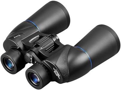 Krevia 10 x 50 Binocular for Long Distance | Waterproof Compact Binocular Telescope for Sightseeing Trekking (1 Pc, Black)