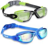 Aouloves Kids Swim Goggles 2 Pack,A