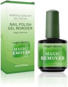 15ml Gel Nail Polish Remover -Professional Gel Nail Polish Remover for UV Gel Nails, Quickly Remove Gel Polish in 2-5 Minutes, Magic Soak Off Gel Polish