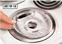 Disposable FOIL Burner Liners - Electric STOVES Set of 18 by JUMBL