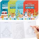 THE TWIDDLERS 24 Pack Mini Christmas Activity Books for Kids, Include Coloring Books, Puzzles & Games - Xmas Stocking Fillers, Classroom Prizes, Thanksgiving Gift, Holiday Kids Party Favor