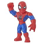 Playskool Heroes Marvel Super Hero Adventures Mega Mighties Spider-Man Collectible 10 Inch Action Figure, Toys for Kids Ages 3 and Up