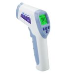 Amplim Medical, Hospital Grade Non Contact Infrared Forehead Thermometer + Case. Baby/Kid/Infant/Toddler/Child/Adult/Professional/Clinical Digital Thermometer. New May 2020