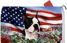 Best of Breed Boston Terrier Patriotic I Dog Breed Mail Box Cover