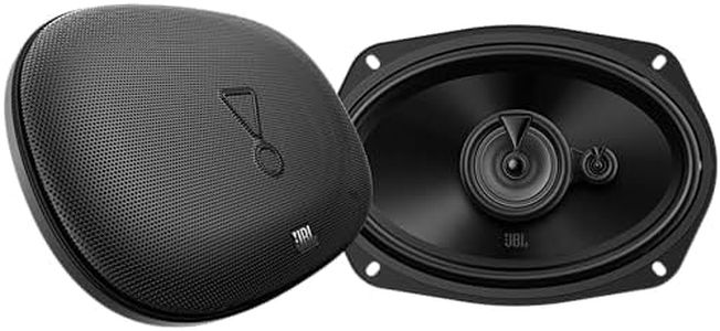JBL Stage2 GEN2 965M – 6x9 Inch (152x229mm) 3-Way Car Speakers – 70W RMS – 210W Peak – Plus One™ Woofer Cone – with Grilles Audio – Easy Install – Set of 2