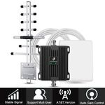 GSM 3G 4G Cell Phone Signal Booster 850/1900MHz Booster Kit Band 5/2 Data Voice
