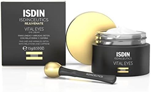 ISDIN Isdinceutics Vital Eyes, Crema Contorno de Ojos Antiarrugas, con Melatonina y Cafeína, 1 x 15 ml