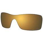 Saucer Premium Replacement Lenses for Oakley Oil Rig Sunglasses High Defense - Bronze Gold Polarized