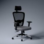 Green Soul Jupiter Pro (2024 Edition) | Ergonomic Office Chair for Work | 3 Year Warranty | Seat Slider | Multi-Lock Synchro Tilt Recline Mechanism | 4D Armrest | Adjustable Lumbar | High Back | Grey