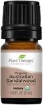 Plant Therapy Sandalwood Australian Organic Essential Oil 5 mL (1/6 oz) 100% Pure, Undiluted, Therapeutic Grade