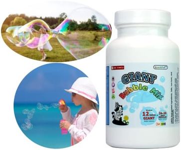 QuarkPod Giant Bubble Mix – Make 12-36 Gallon Bulk Bubbles Refill Solution | Strong Long Lasting | Made in USA | Non Toxic Bubbles for Kids and Pets | New Formula | for Any Bubble Machine (Bottle)