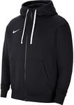 Nike Men's Hoodie With Zip, Black/White/White, Large US