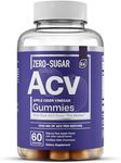 Essential Elements Zero-Sugar ACV Apple Cider Vinegar Gummies from “The Mother” - Naturally-Sourced, Vegan ACV Gummies with Chromium 60 Count