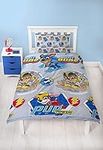 Character World Official Paw Patrol Super Pups Design Single Reversible Two Sided Official Bedding Duvet Cover with Matching Pillow Case