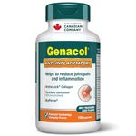 Genacol Anti-Inflammatory (50-Day Supply) – Turmeric Curcumin Supplement with Black Pepper (BioPerine) and Collagen Peptides, Relieves Inflammation, Osteoarthritis Pain Relief, 150 Capsules