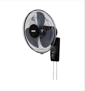 USHA Striker Plus Wall Fan | 400MM Sweep Size | 2100 RPM | Jerk-Free & Uniform Oscillation | Aerodynamic Blade Design for High Air Delivery | Anti-Rust Protection | 100% Copper Motor | (Black)