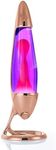 MATHMOS Neo Lava Lamp for Children and Adults in Copper - Violet/Pink