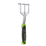 WORKPRO W153004 Garden and Flowerbed Hand Cultivator, Heavy Duty Cast-Aluminum Construction with Ergonomic and User-Friendly Non-Slip Design Handle (1 piece)