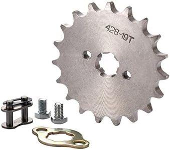 GOOFIT 17mm Sprocket Front for 50cc 70cc 90cc 125cc Motorcycle ATV Dirt Bike Go Kart(428-19T)