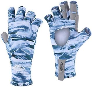 Palmyth UV Protection Fishing Fingerless Gloves UPF50+ Sun Gloves Men Women