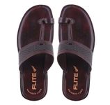 FLITE Men's Slippers/Kohlapuri Sandals for Men/Leather Slippers for Gents