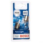 Bosch P21W (382) Pure Light Car Light Bulbs - 12 V 21 W BA15s - 2 Bulbs