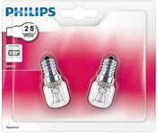 PHILIPS 2 x 25w SES E14V Small Screw Cap Oven Light Bulbs dimmable, Himalayan Salt Lamps, Lava Lamps, Sewing Machine, Fridges & Other Appliances