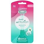 WILKINSON SWORD - Quattro For Women | Sensitive Comfort | Pack of 3 Disposable Razors