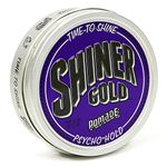 Shiner Gold Psycho Hold Pomade | Extreme Hold | High Shine | Water-based | Coconut Scent, 4oz