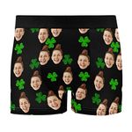 Custom Face Boxers, Personalised Funny Face Boxers Briefs, Personalized Girlfriend Face Briefs Underwear for Men Boyfriend L