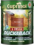 Cuprinol 5 Litre, 5 Year Ducksback Colours Rich Cedar