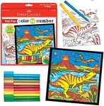 Faber-Castell Colour by Number T-Rex with Connector Pens for Kids (63-14309)