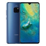 HUAWEI Mate 20 (128GB/4GB) 6.53" FHD+ Display Triple Camera 4000 mAh Battery 4G LTE GSM Dual SIM Global Unlocked (HMA-L29) International Version, Midnight Blue