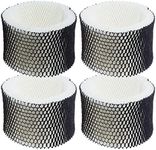 HWF62 Humidifier Replacement Filter Fit for Holmes - Letter A, Filters Compatible with Holmes, Sunbeam and Bionaire Cool Mist Humidifiers, 4-Pack