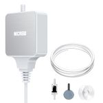 NICREW Air Pump Aquarium Ultra Quiet <33 dB, Nano Silent Mini Oxygen Pump up to 40 L, Accessories for Fish Tanks, 18 L/H, 1.5 W
