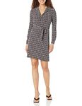 Calvin Klein Women's Dress, Black/Cream 2, 14