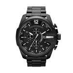 Diesel Watch for Men Mega Chief, Chronograph Movement, 59 mm Black Stainless Steel Case with a Stainless Steel Strap, DZ4283