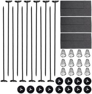 BFXM Automotive Fan Mounting Kit, Radiator Fan Zip Ties Clips Mounting Kit, Electric Mount Hold Down for Cooling Fan Transmission Cooler Radiator Fan Kit for Universal Car Vehicle