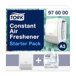 Tork Starter Pack Constant Air Freshener White A3, Elevation Range, Dispenser and Breeze Refill, 976000