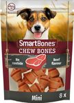 Smartbones 8 Mini Beef Bones Rawhide Free Chew Dog Treats